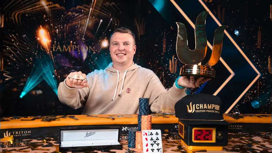 Aleks Ponakovs 拿下（xià）WSOP天堂島（dǎo）Triton主賽事冠軍